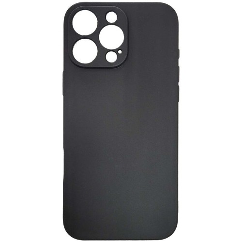 Θήκη TPU Σιλικόνης GREEN ON με Προστασία Κάμερας για iPhone 16 Pro Max - Μαύρο