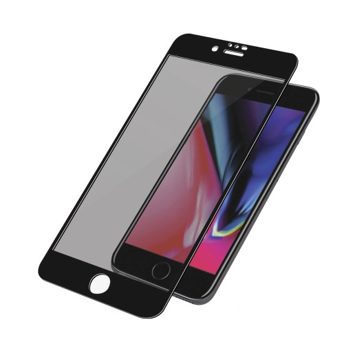 Privacy Tempered Glass / Τζαμάκι Προστασίας για iPhone 6 / 6S / 7 / 8 / SE 2020 - Φιμέ Μαύρο