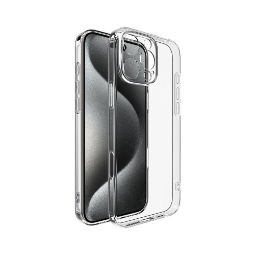 Θήκη TPU Σιλικόνης GREEN ON για iPhone 16 Pro Max - Διάφανο