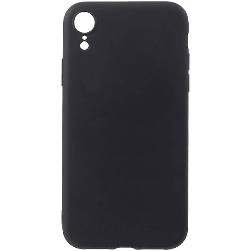 Θήκη TPU Σιλικόνης για iPhone XR - Ματ Μαύρη