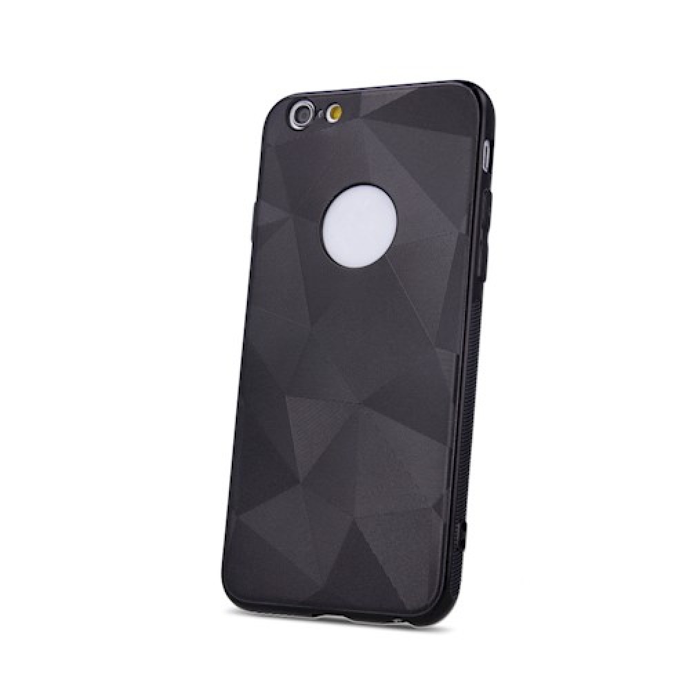 Θήκη TPU Σιλικόνης Geometric Style Shine για iPhone XS Max - Μαύρη