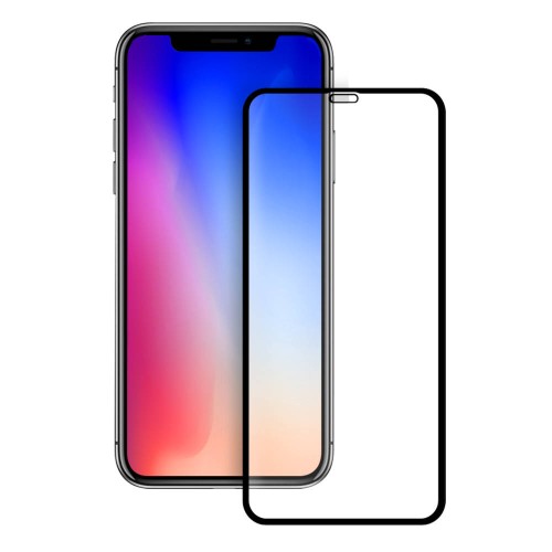 Tempered Glass / Τζαμάκι Προστασίας Full Glue για iPhone XS MAX / 11 Pro Max - Μαύρο