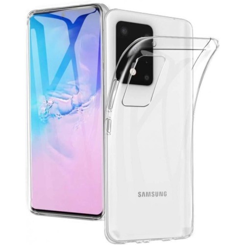 Θήκη TPU Σιλικόνης 1mm για Samsung S20 Ultra - Διάφανη