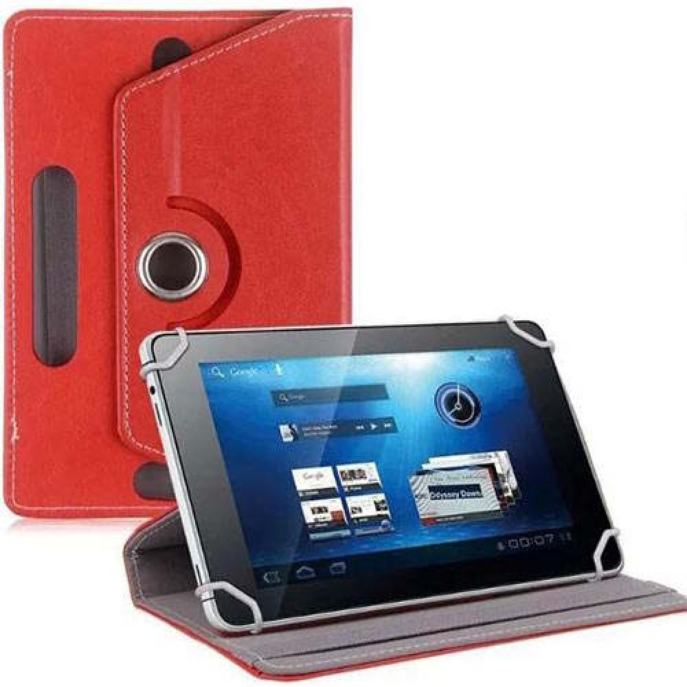 Lamtech Universal Περιστρεφόμενη Θήκη Tablet Book Style 10.1 έως 10.4 Ιντσών - Κόκκινη