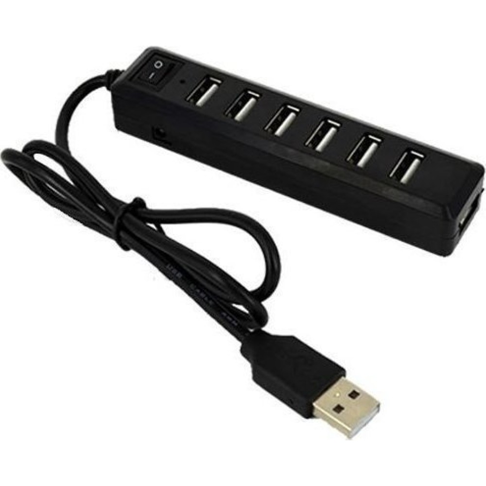 Lamtech Usb Hub με 7 Θύρες LAM040501 - Μαύρο