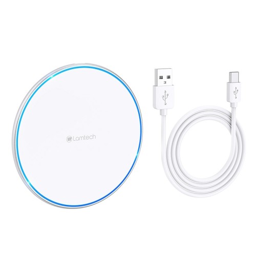 Lamtech Ασύρματος Φορτιστής 15W - Λευκό
