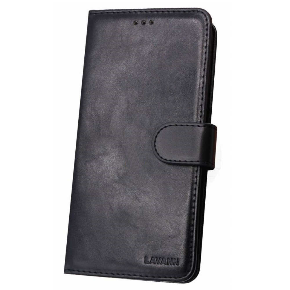 Θήκη Lavann Book Style για iPhone 12 / 12 Pro - Μαύρο
