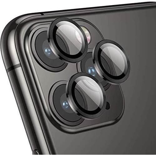 Tempered Glass / Προστατευτικά Τζαμάκια Κάμερας για iPhone 11 / 11 Pro / 11 Pro Max / 12 / 12 Pro / 12 Mini - Μαύρο