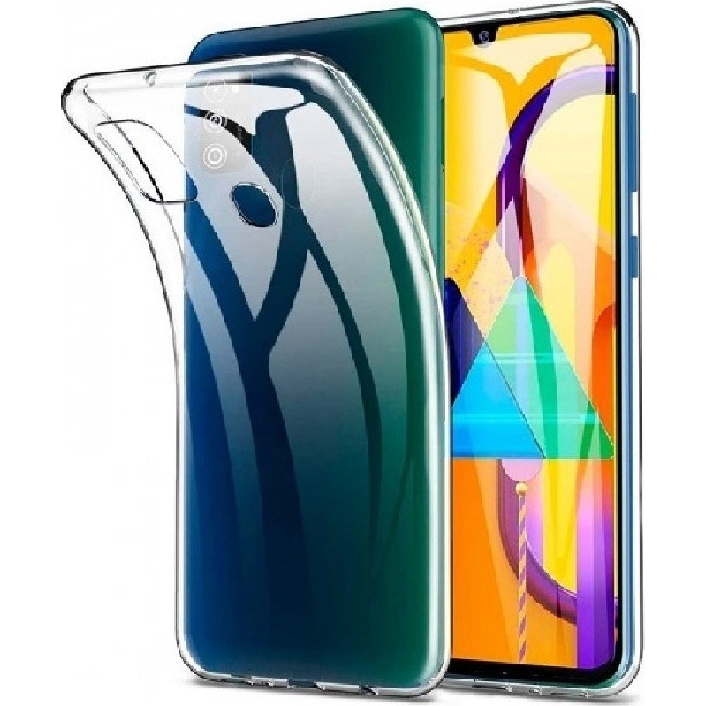 Θήκη TPU Σιλικόνης 1 mm για Samsung Galaxy M21 - Διάφανο