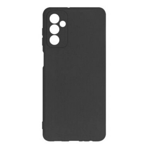Θήκη TPU Σιλικόνης με Υφασμάτινη Επένδυση για Samsung Galaxy M23 - Μαύρο