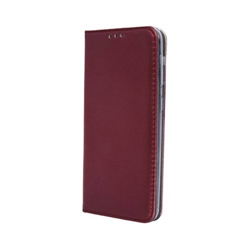 Μαγνητική Θήκη Δερματίνης Book Style για Samsung Galaxy S22 - Μπορντό