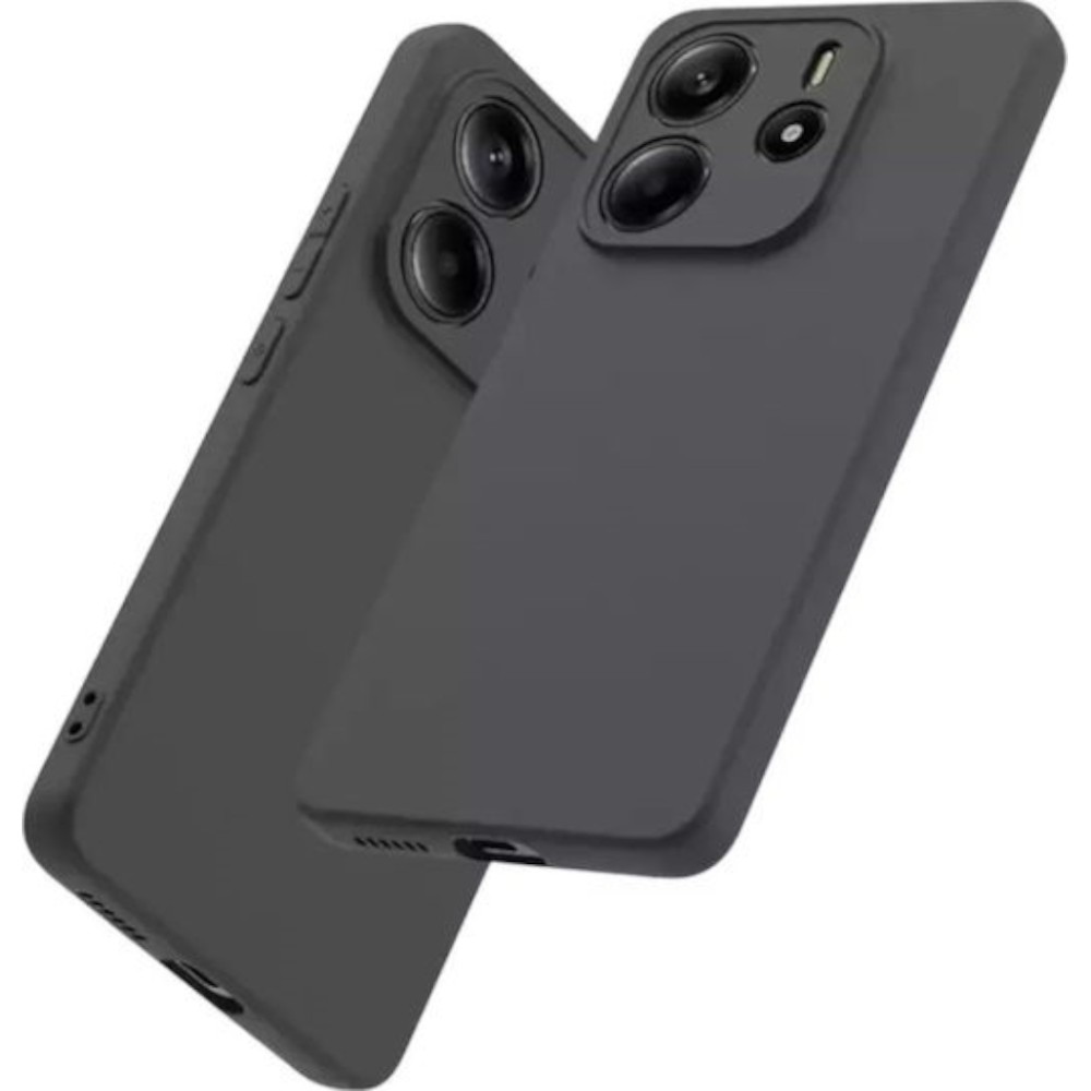 Θήκη TPU Σιλικόνης για Xiaomi Redmi Note 14 5G - Μαύρο