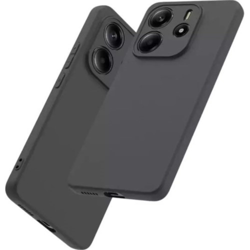 Θήκη TPU Σιλικόνης για Xiaomi Redmi Note 14 5G - Μαύρο