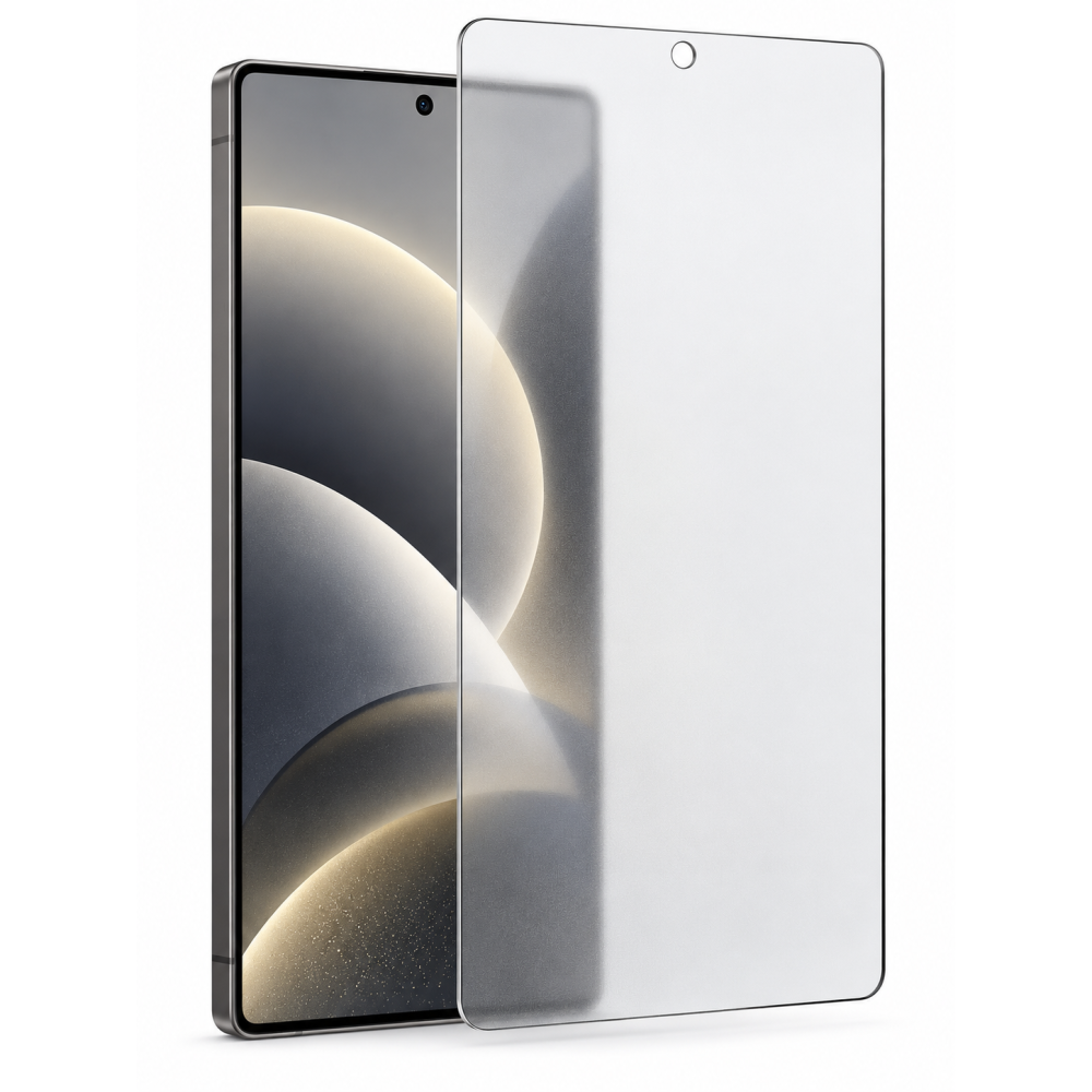 Matte FULL Tempered Glass / Τζαμάκι Προστασίας για Samsung Galaxy S24 / Λειτουργεί το Δακτυλικό Αποτύπωμα - Διάφανο Ματ