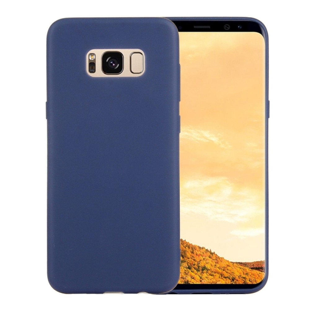 Θήκη TPU Σιλικόνης για Galaxy S8 - Ματ Σκούρο Μπλε
