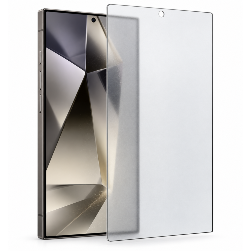 Matte FULL Tempered Glass / Τζαμάκι Προστασίας για Samsung Galaxy S25 Ultra / Λειτουργεί το Δακτυλικό Αποτύπωμα - Διάφανο Ματ