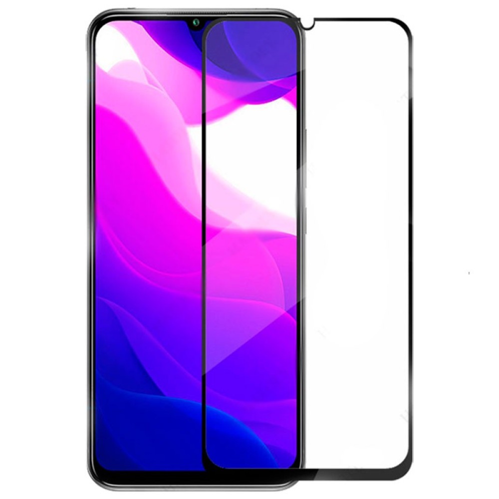 Tempered Glass FULL GLUE για Xiaomi Mi 10 Lite - Μαύρο Πλαίσιο