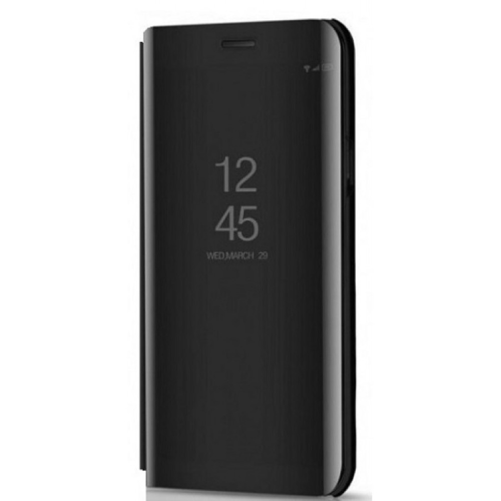Θήκη Book Style Clear View για Huawei P Smart 2020 - Μαύρο