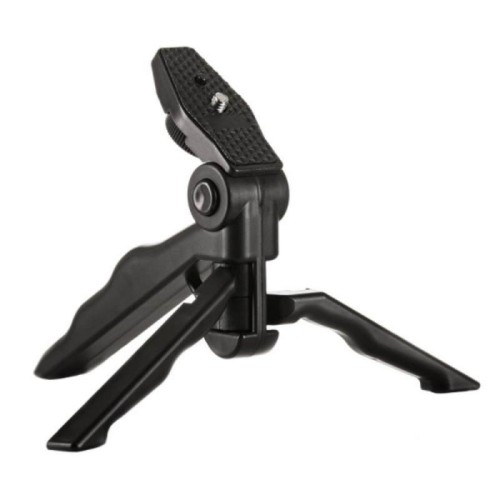Mini Τρίποδο & Βάση για Action Camera - Μαύρο
