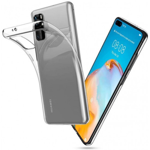 Θήκη TPU Σιλικόνης 1 mm για Huawei P40 - Διάφανο