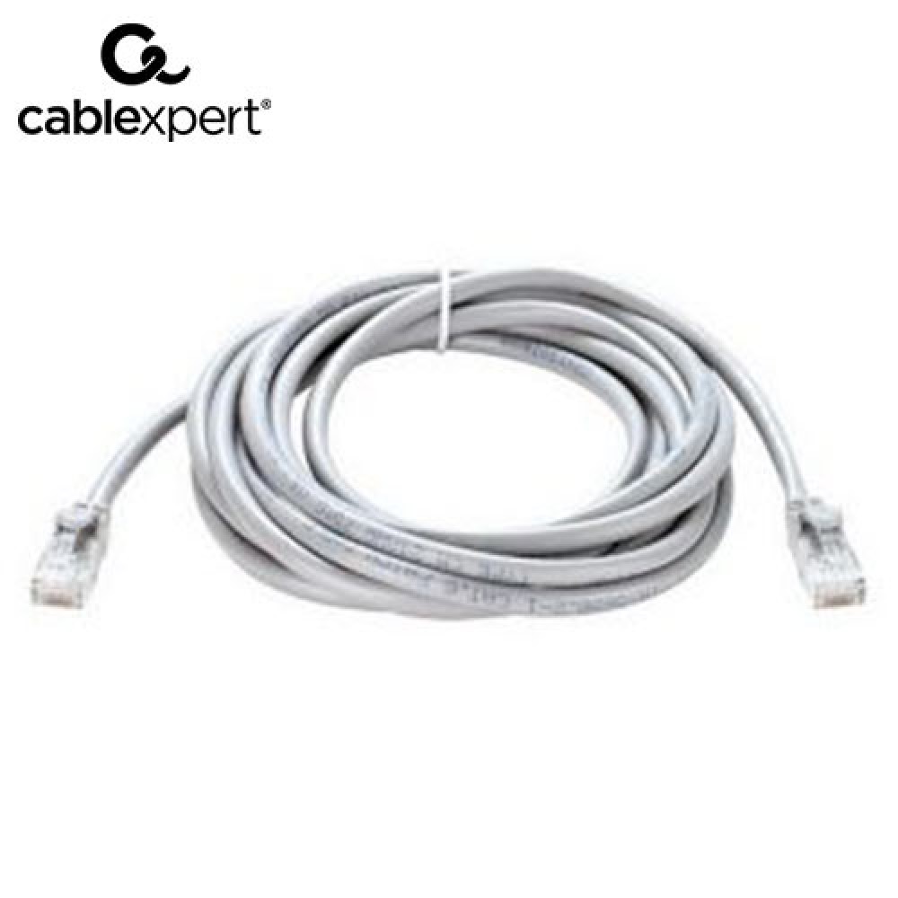 Cablexpert Ethernet Καλώδιo UTP Patch CAT5e 5μ. PP12-5M - Γκρι