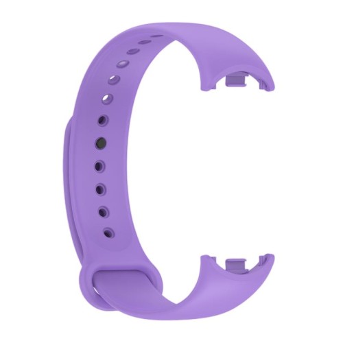 Λουράκι TPU Σιλικόνης για Xiaomi Mi Band 8 / 9 / 10 / 11 - Μωβ