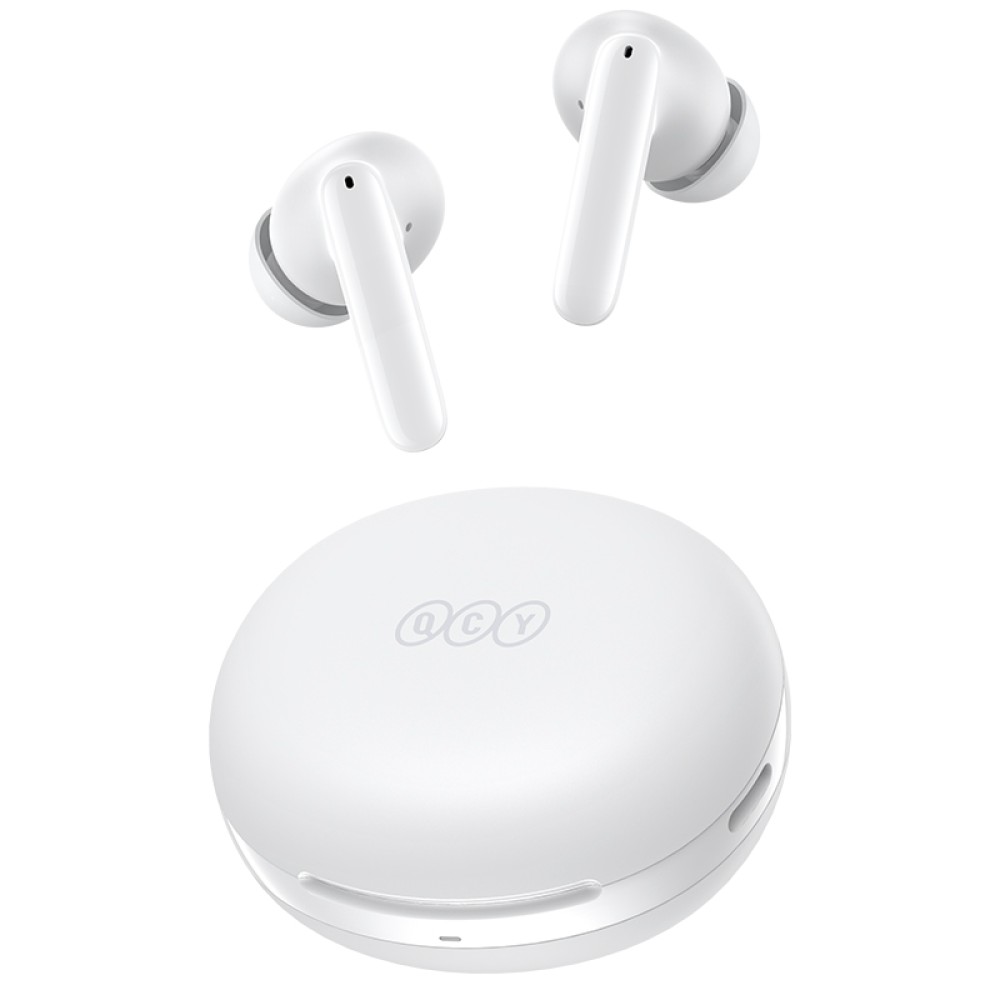 Qcy T13 Anc2 TWS 28db Active Noise Canceling 10mm Drivers BT 5.3 30 Hours - Λευκό 6957141408551