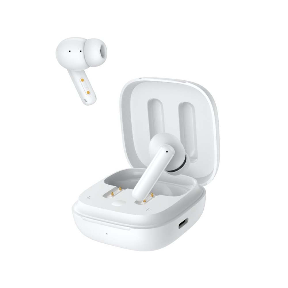 Qcy T13 Anc - TWS 10mm Dynamic Driver. 4-mic 28db Anc. Bluetooth 5.3. 7hr-30hr. 75ms Latency - Λευκό 6957141407899