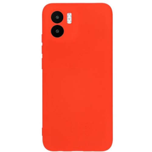 Θήκη TPU Σιλικόνης με Υφασμάτινη Επένδυση για Xiaomi Redmi A1 / A2 - Κόκκινο