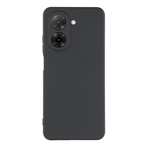 Θήκη TPU Σιλικόνης με Υφασμάτινη Επένδυση για Xiaomi Redmi A5 - Μαύρο