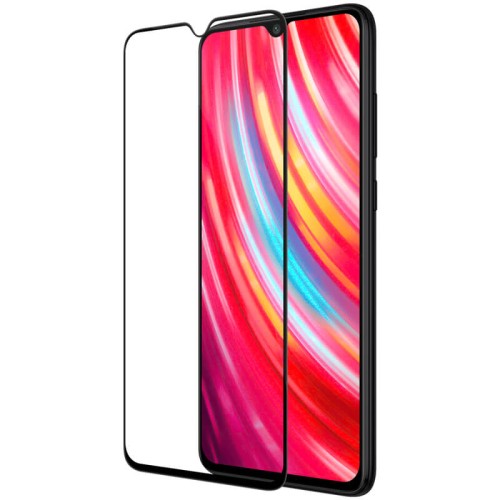 Tempered Glass FULL GLUE για Xiaomi Redmi Note 8 Pro - Μαύρο Πλαίσιο
