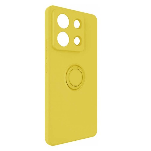 Θήκη Finger Grip για Xiaomi Redmi Note 13 4G με Βάση Στήριξης - Κίτρινο