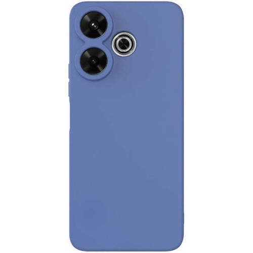 Θήκη TPU Σιλικόνης με Υφασμάτινη Επένδυση για Xiaomi Redmi 13 4G / 5G - Σκούρο Μπλε