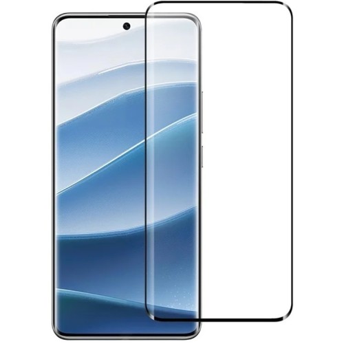 Tempered Glass FULL GLUE για Xiaomi Redmi Note 14 Pro 5G / 14 Pro Plus / Poco X7 - Μαύρο Πλαίσιο