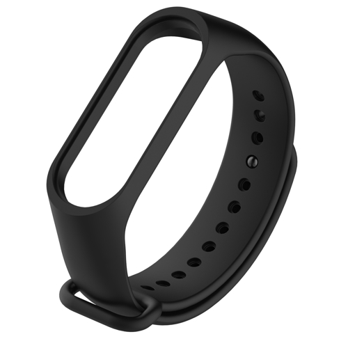 Devia Λουράκι Σιλικόνης για Xiaomi Mi Band 3 / 4 - Μαύρο