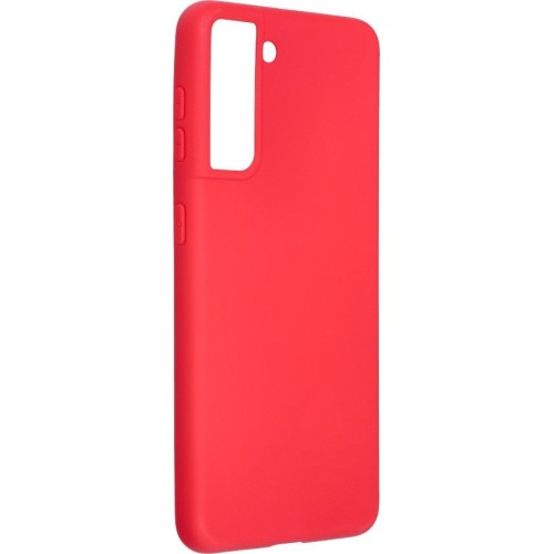 Θήκη TPU Σιλικόνης με Υφασμάτινη Επένδυση για Samsung Galaxy A11 - Κόκκινο