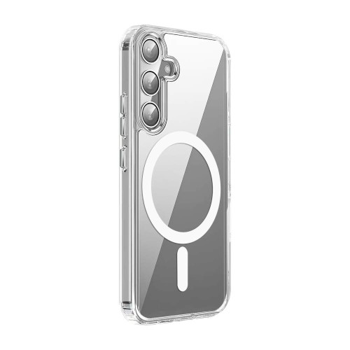 Θήκη TPU Σιλικόνης με Magsafe για Samsung Galaxy S24 Plus - Διάφανο