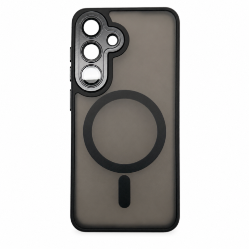 Σκληρή Θήκη με MagSafe και Προστασία Κάμερας για Samsung Galaxy S25 - Μαύρο