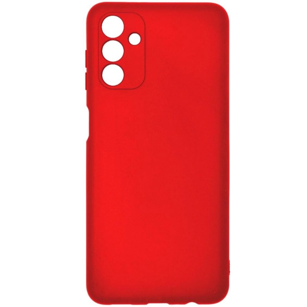 Θήκη TPU Σιλικόνης με Υφασμάτινη Επένδυση για Samsung Galaxy A13 5G / A04s - Κόκκινο