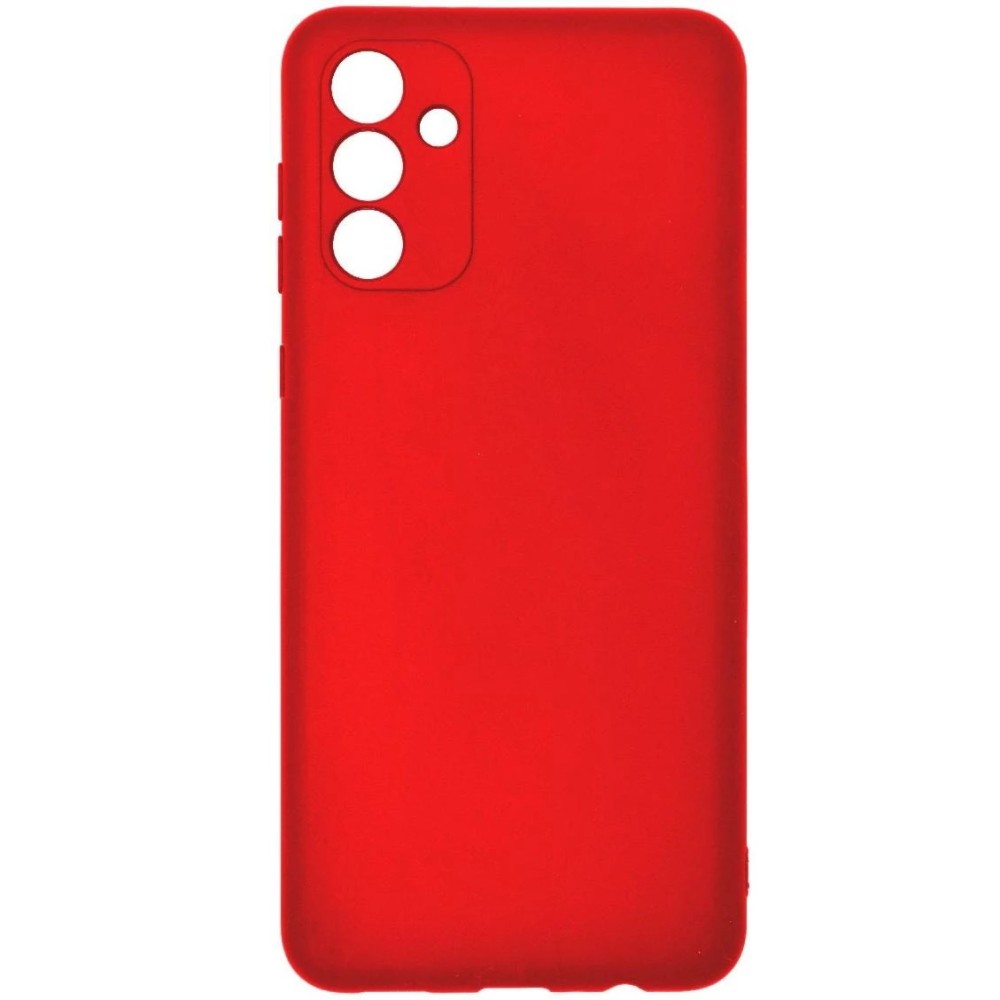 Θήκη TPU Σιλικόνης με Υφασμάτινη Επένδυση για Samsung Galaxy A35 - Κόκκινο