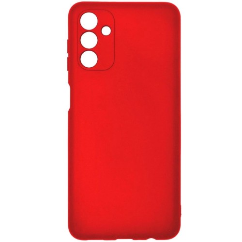 Θήκη TPU Σιλικόνης με Υφασμάτινη Επένδυση για Samsung Galaxy A13 5G / A04s - Κόκκινο