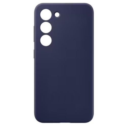 Θήκη TPU Σιλικόνης με Υφασμάτινη Επένδυση για Samsung Galaxy S22 - Σκούρο Μπλε