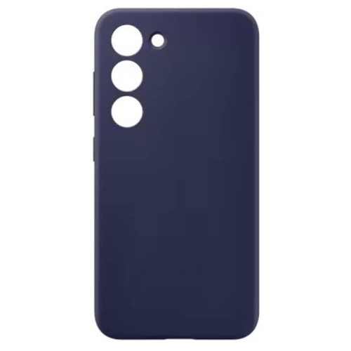 Θήκη TPU Σιλικόνης με Υφασμάτινη Επένδυση για Samsung Galaxy A36 - Σκούρο Μπλε