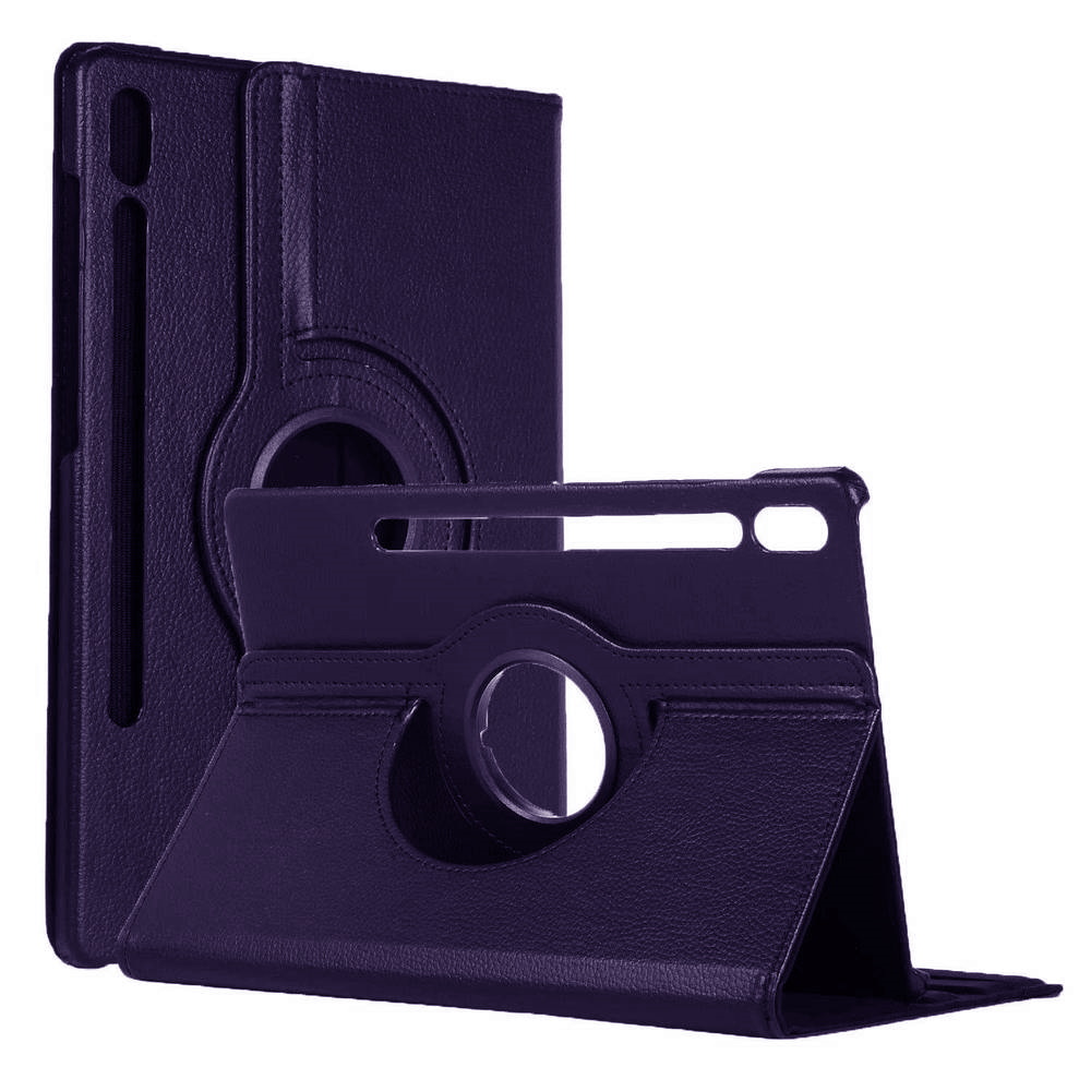 Περιστρεφόμενη Θήκη Tablet Book Style για Galaxy Tab S7 T870/T875 / Tab S8 X700/X706 - Μπλε