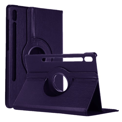 Περιστρεφόμενη Θήκη Tablet Book Style για Galaxy Tab S7 T870/T875 / Tab S8 X700/X706 - Μπλε