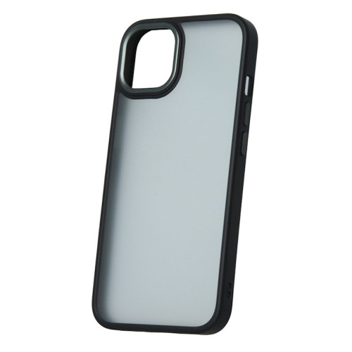 Σκληρή Θήκη Satin Matt για iPhone 16 Plus - Μαύρο Πλαίσιο