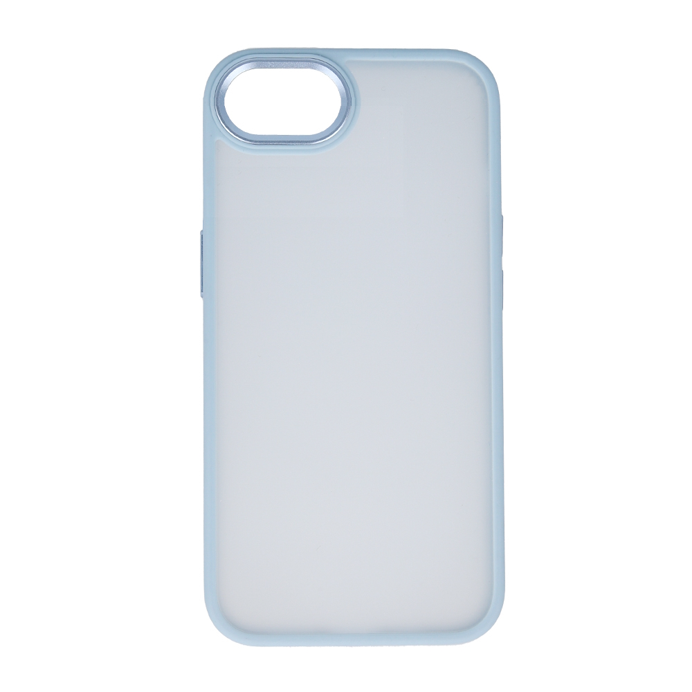 Σκληρή Θήκη Satin Matin για iPhone 16e / 17e - Γαλάζιο Πλαίσιο