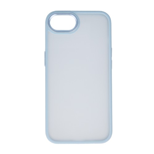 Σκληρή Θήκη Satin Matin για iPhone 16e / 17e - Γαλάζιο Πλαίσιο