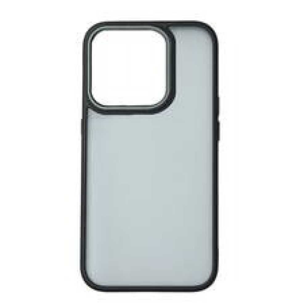 Σκληρή Θήκη Satin Matt για iPhone 15 Pro - Μαύρο Πλαίσιο