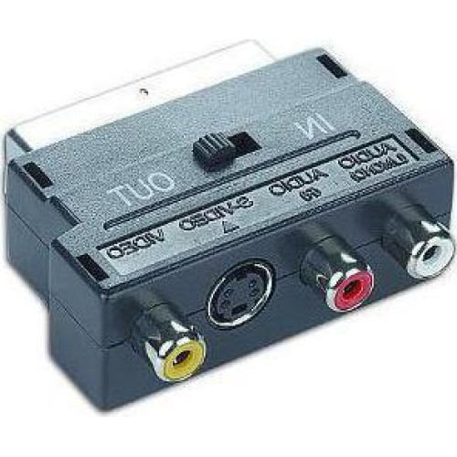 Αντάπτορας Αμφίδρομος Cablexpert Scart σε 3 RCA / SVIDEO (CCV-4415)